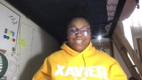 College students perform during Super Bowl halftime show