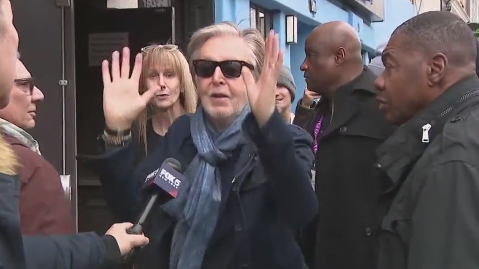 Paul McCartney hosts surprise NYC show