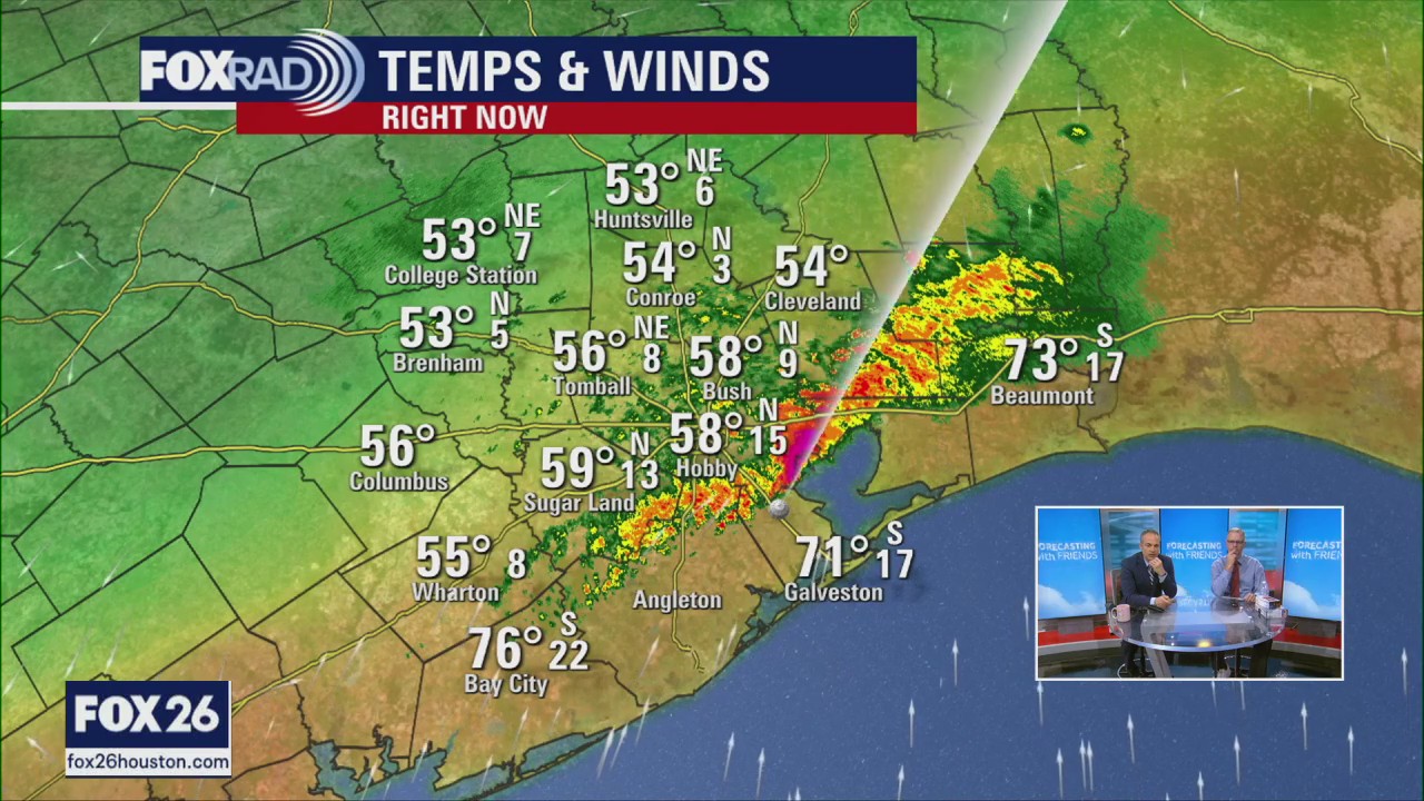 Heavy rain forecasted for Houston-area