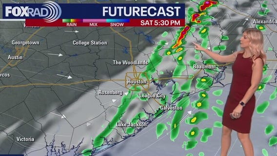 Houston weather: Strong Saturday storms, cooldown after