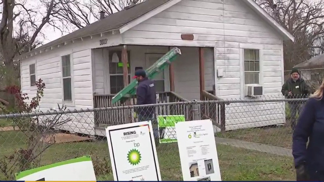 'Rebuilding Together' home build in Third Ward