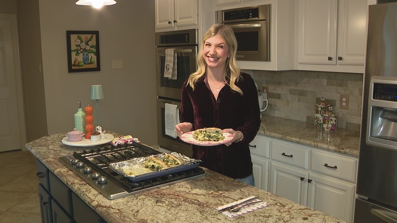 Spinach Artichoke Stuffed Chicken - Allison's Cooking Diary