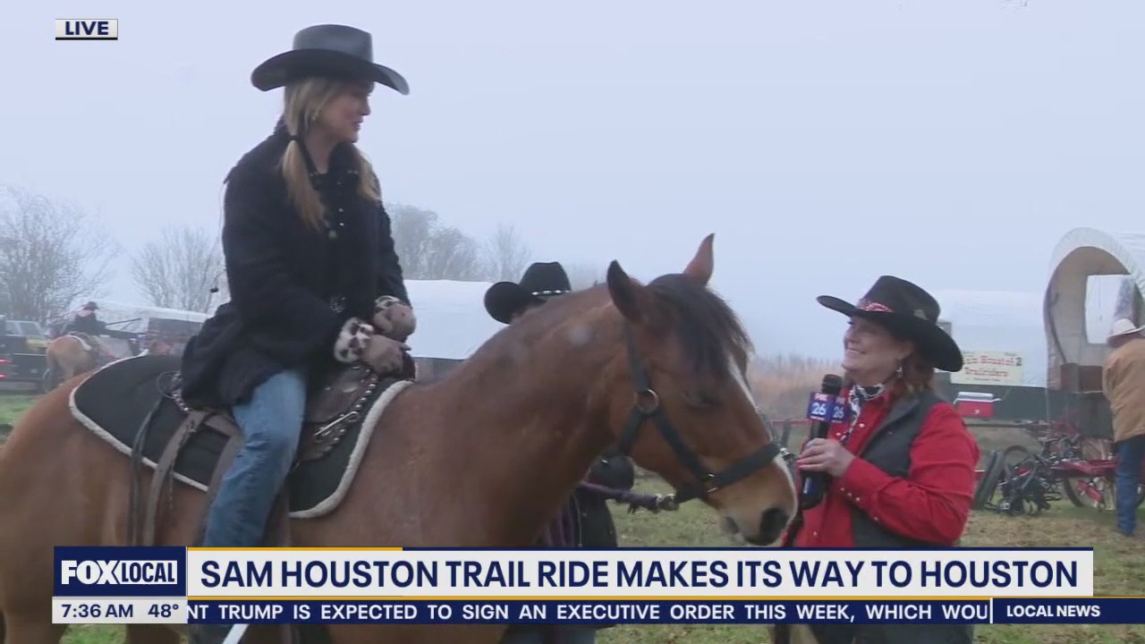 Sam Houston Trail Ride heading to Houston rodeo