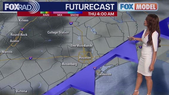 Houston weather: Weak front, isolated rain chances Thursday morning