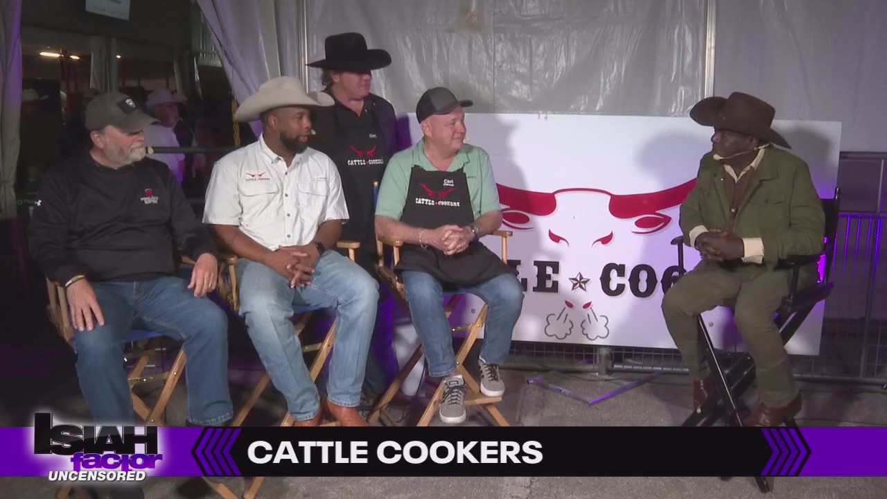 Cattle Cookers: Isiah Factor Uncensored Houston Rodeo Cook Off home tent
