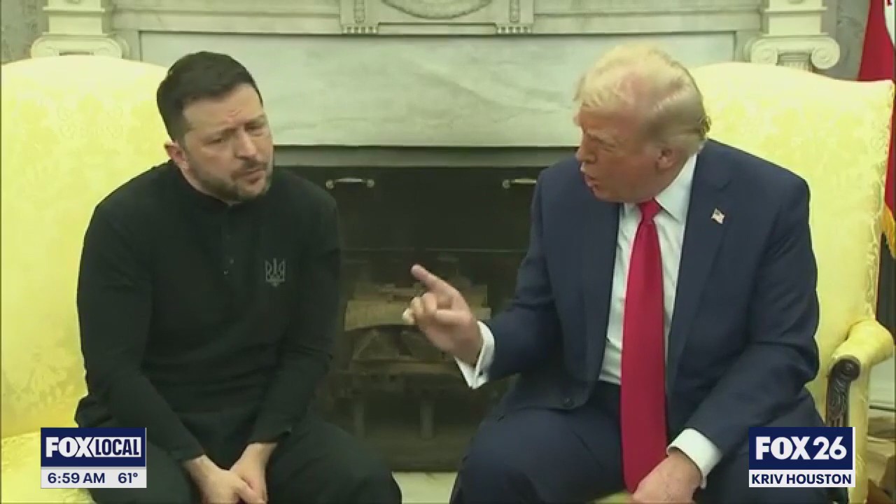 Heated exchange between President Trump and Zelenskyy at the White House