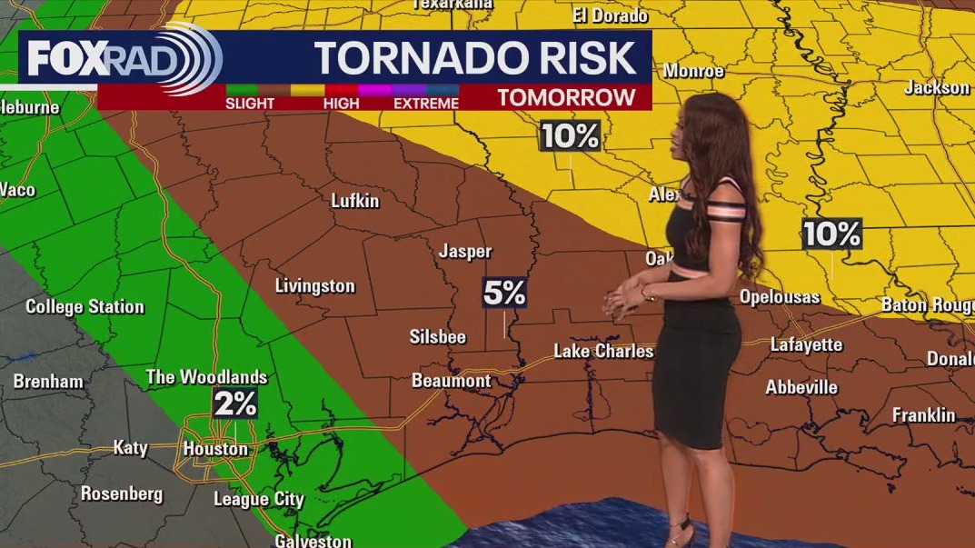 Houston weather: Stormy morning possible on Tuesday