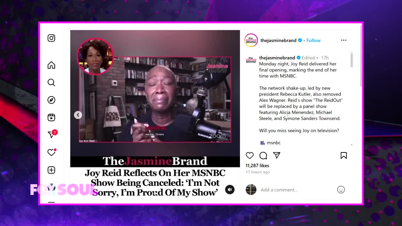 Joy Reid Cancelled, Mom Returns PS5 to Pay For Bills