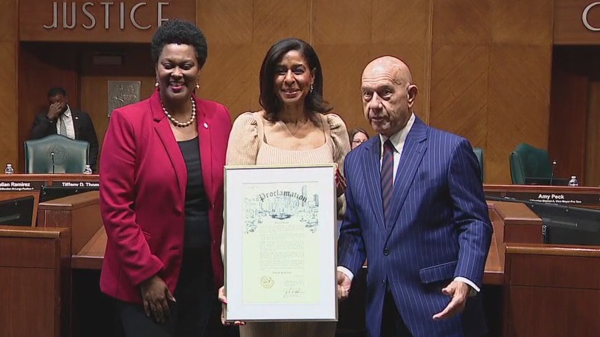 Former FOX 26 Reporter Damali Keith receives proclamation