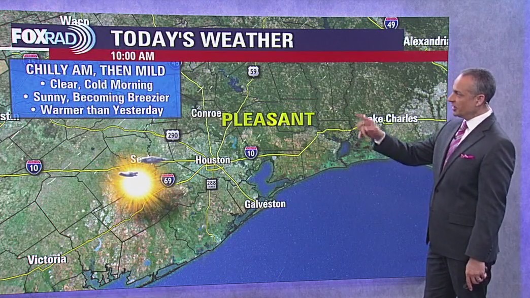 Houston weather: Clear, cold Tuesday morning in 50s