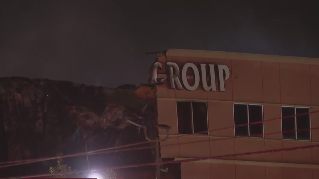 Houston building expected to collapse due to three-alarm fire