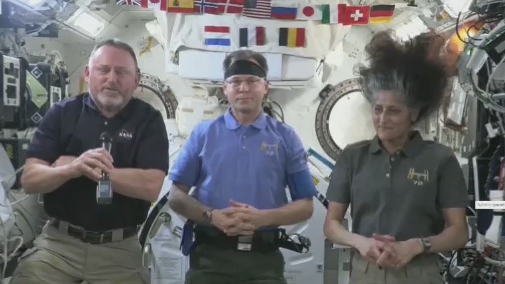 Two astronauts returning to Earth Tuesday after nine months at ISS