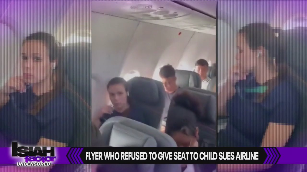 VIDEO: Flyer who refused to give seat to child sues airline