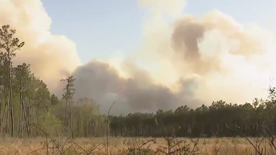 San Jacinto County, TX: Wildfire reported in Cleveland