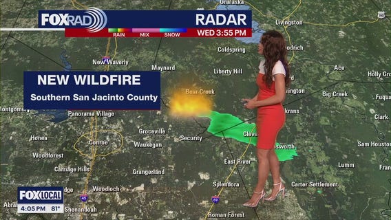 Houston weather: Wildfire reported in southeast Texas