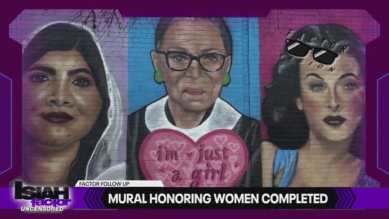 Factor Follow Up: Mural honoring women completed after being vandalized