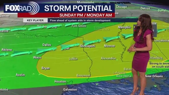 Houston weekend weather: Slight severe storm chances for Sunday