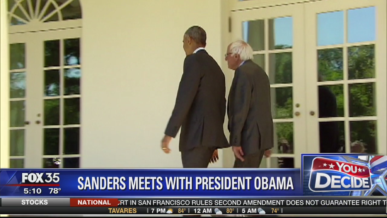 Obama endorses Clinton after meeting with Sanders