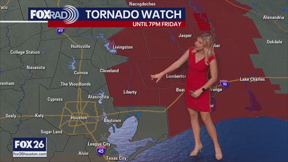 Tornado Watch issued for parts of Texas, Louisiana
