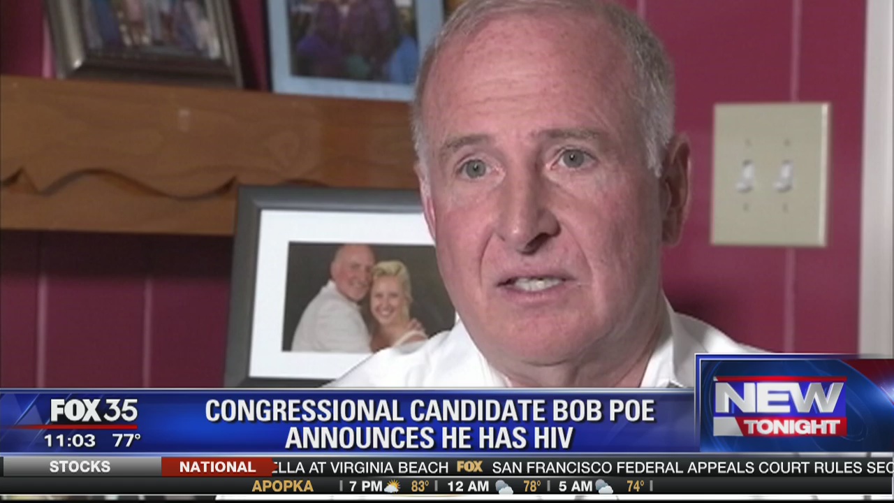 Congressional candidate reveals he is HIV positive