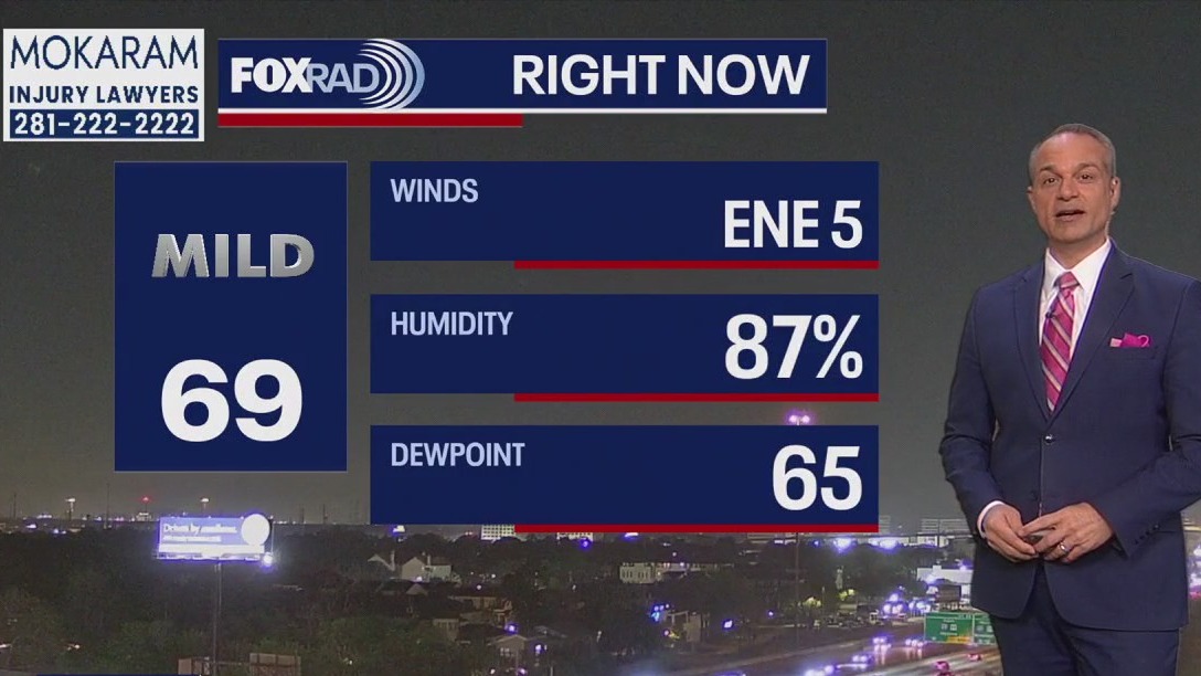 Houston weather: Mild Tuesday morning, some fog