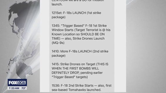 President Trump says he won't fire anyone over Signal messages