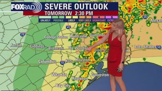 Houston weather timeline: Storm chances rise for Saturday