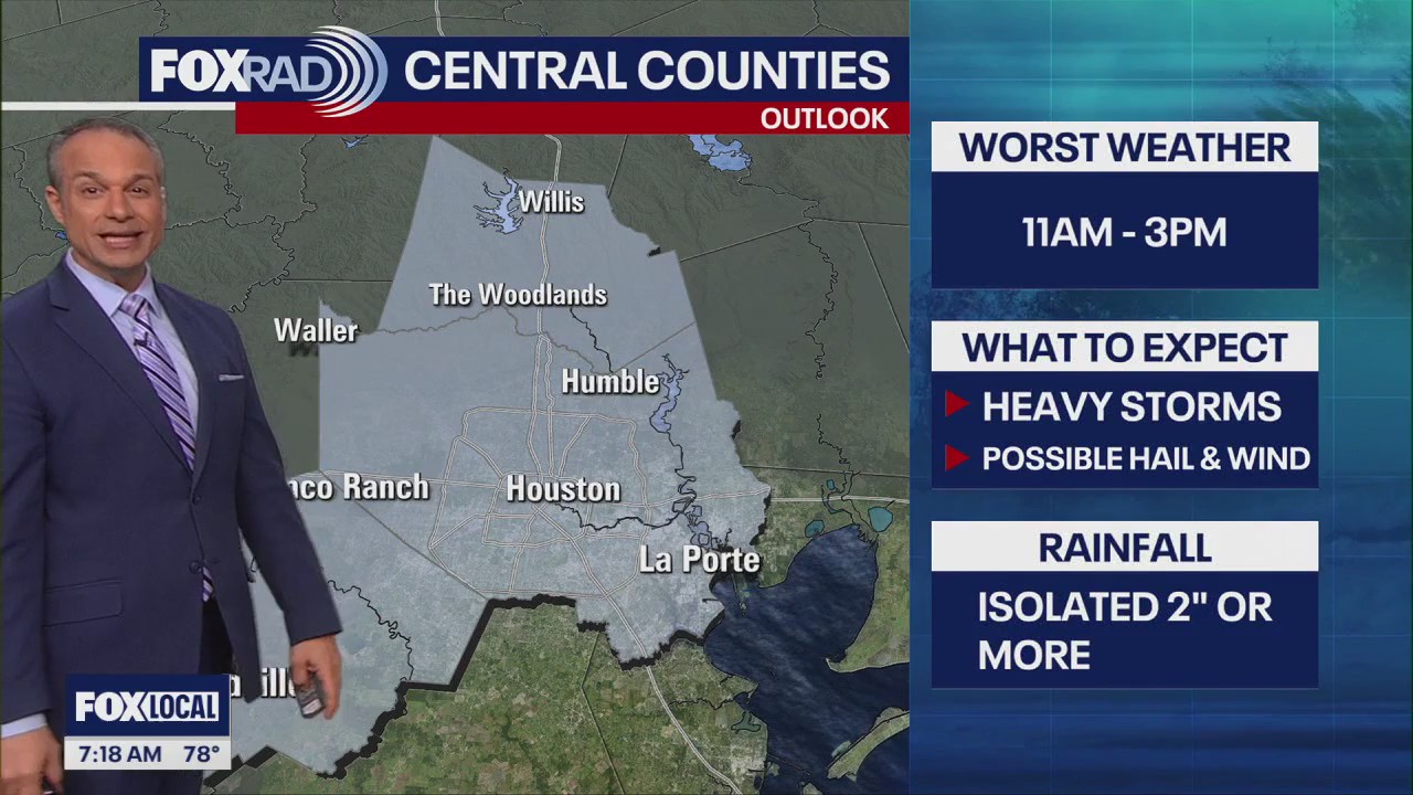 Houston weather: April 5 morning forecast