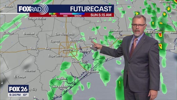 Houston weather: Slight rain chances overnight, cooler week ahead