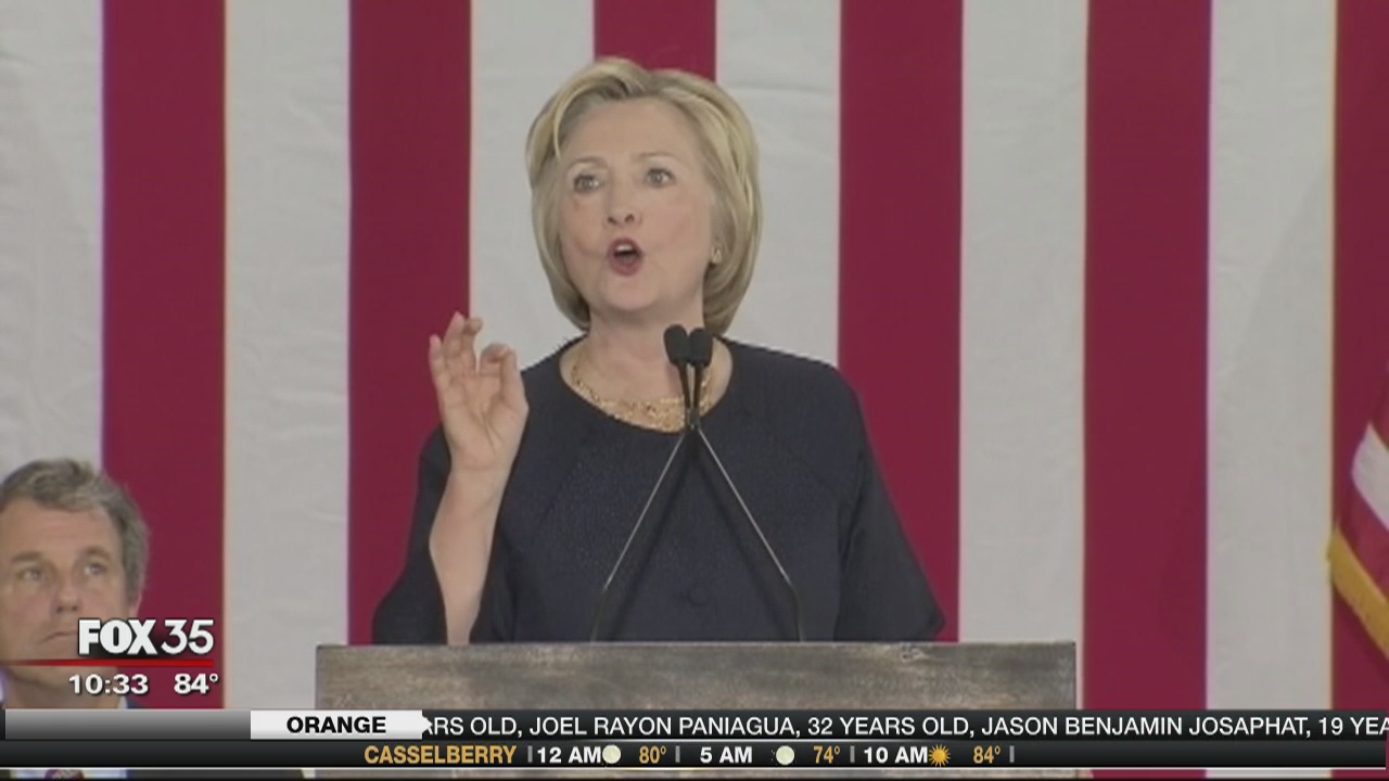 Presidential candidates address Orlando shooting