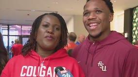 LJ Cryer's family ahead of NCAA Championship