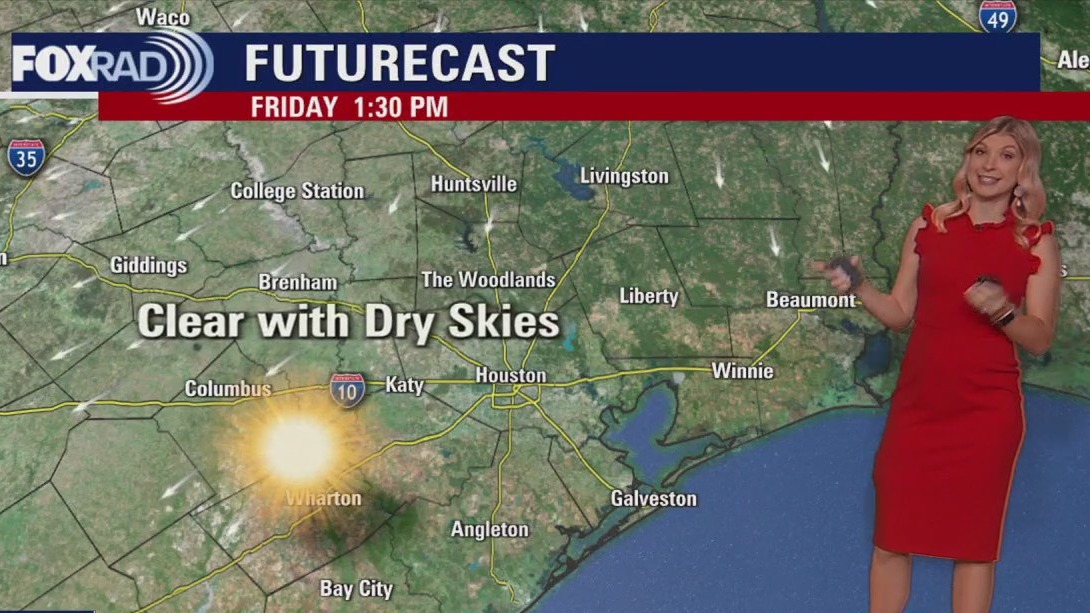 Houston weather: Pleasant Friday morning in the 60s