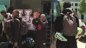 University of Houston Cougars return home after NCAA Tournament