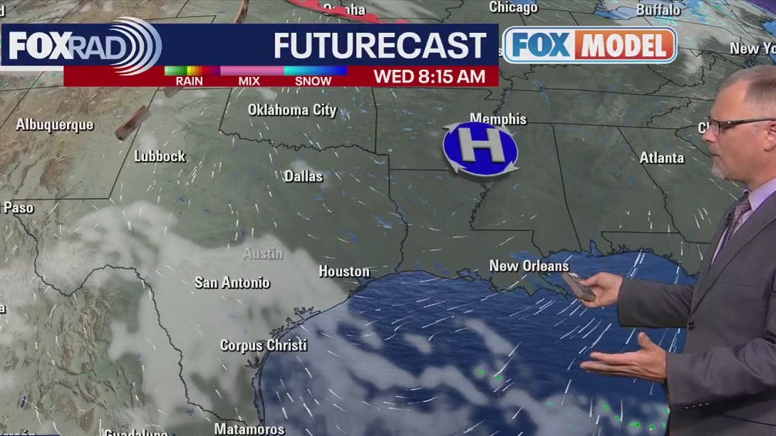 Houston weather: Pleasant, quiet Wednesday on the way