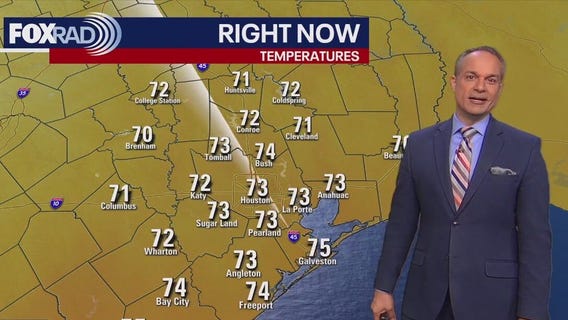 Houston weather: Muggy Friday in the 80s