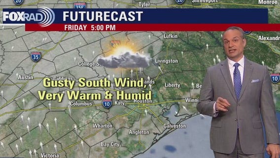 Houston weather: Calm Thursday morning in the 60s