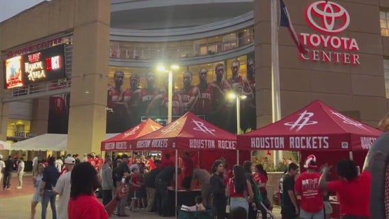 Rockets fans excited for playoff basketball