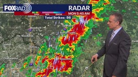 Houston weather: Scattered showers Monday morning