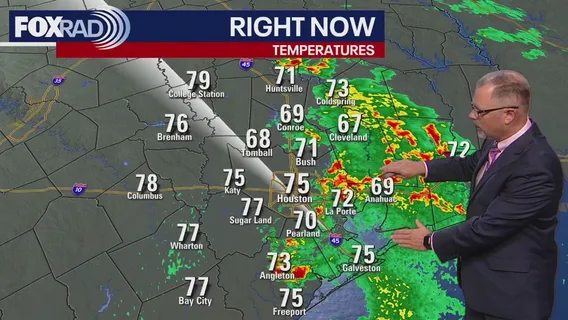 Houston weather: Wednesday storms move east, leaving slight flood risk