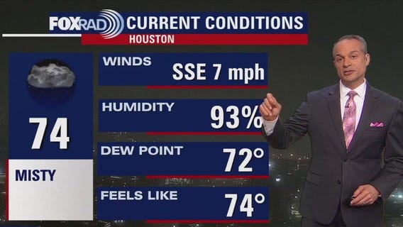 Houston weather: Misty Thursday morning in the 70s