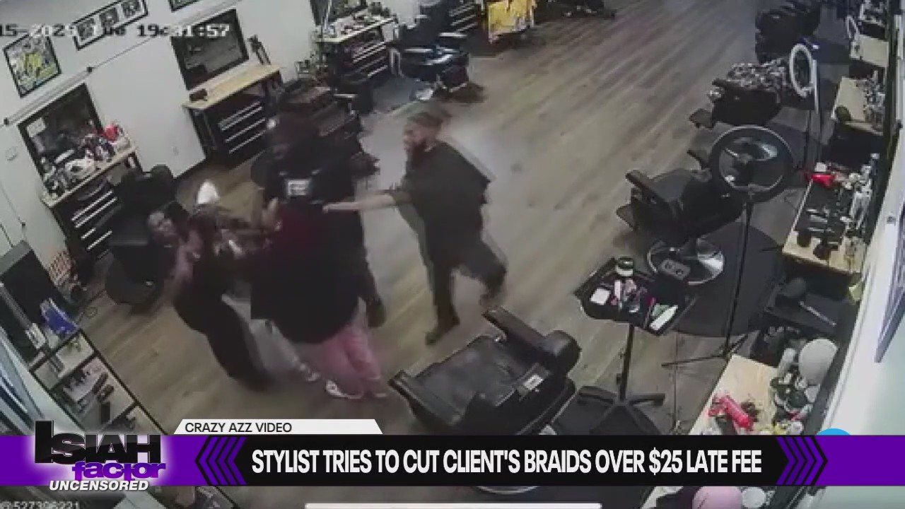 Crazy Azz Video: Stylist tries to cut child's braids after mother refuses to pay late fee