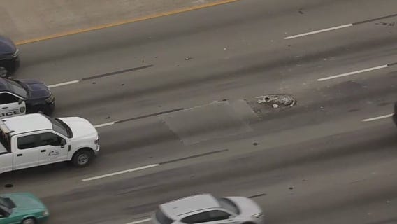 Large Houston pothole damages multiple vehicles