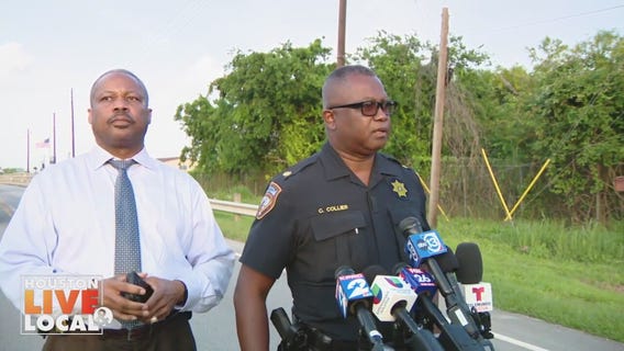FULL: Harris County officials speak on Channelview incident with car crashing into water