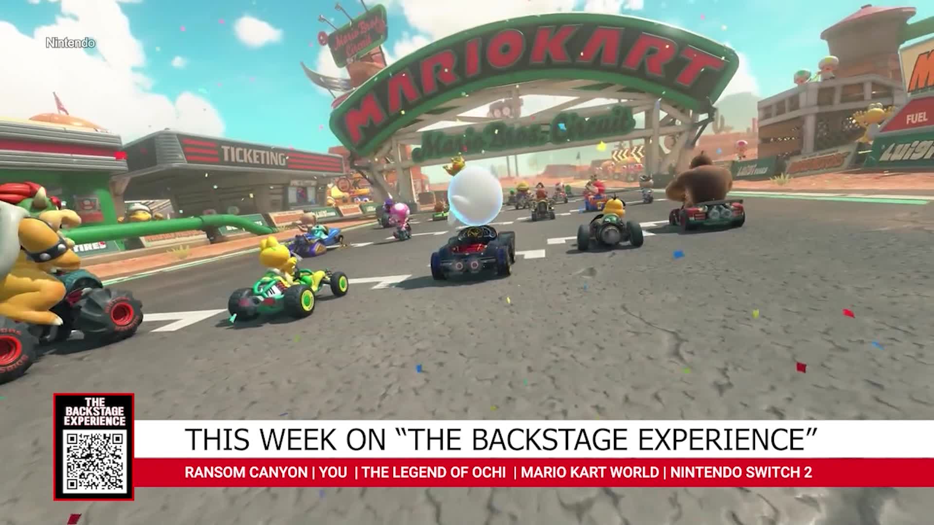 The Backstage Experience w/ MARIO KART WORLD, RANSOM CANYON & YOU