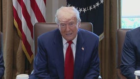 President Trump blames Biden as economy shrinks