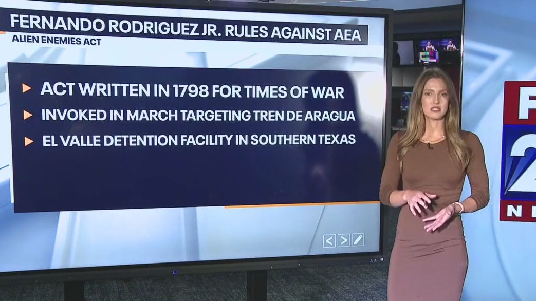 Immigration: Judge blocks use of Alien Enemies Act for deportations