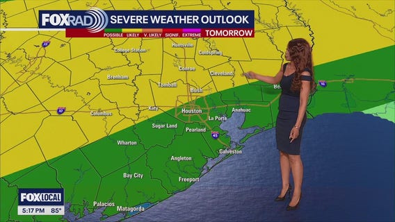 Houston weather: Slight storm chance Thursday; Storm Day Friday