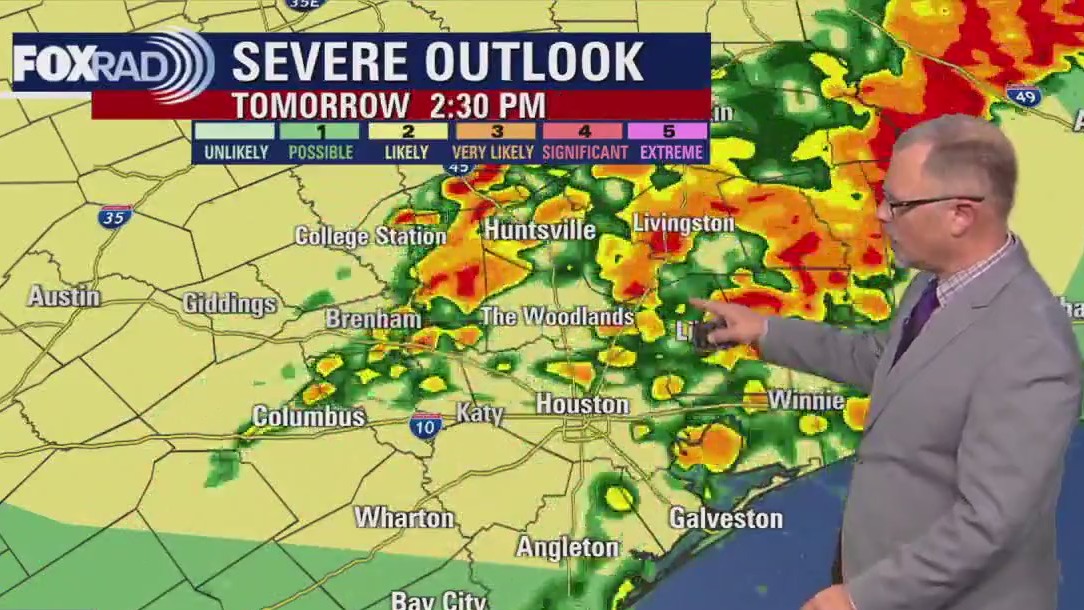 Houston weather: Strong storms possible Tuesday, FOX 26 Storm Alert Day issued