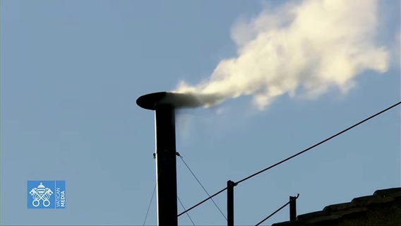 New Pope Elected: White smoke appears at Sistine Chapel