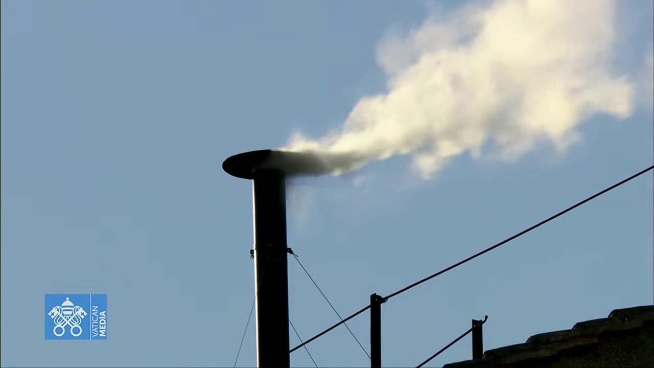 New Pope Elected: White smoke appears at Sistine Chapel